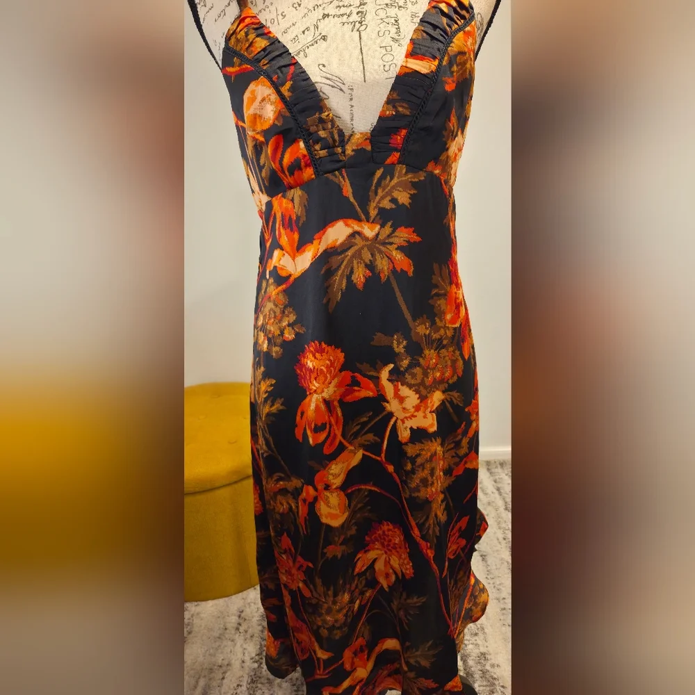 Free People Midnight Milan Slip Dress, Size M. - Picture 4 of 15
